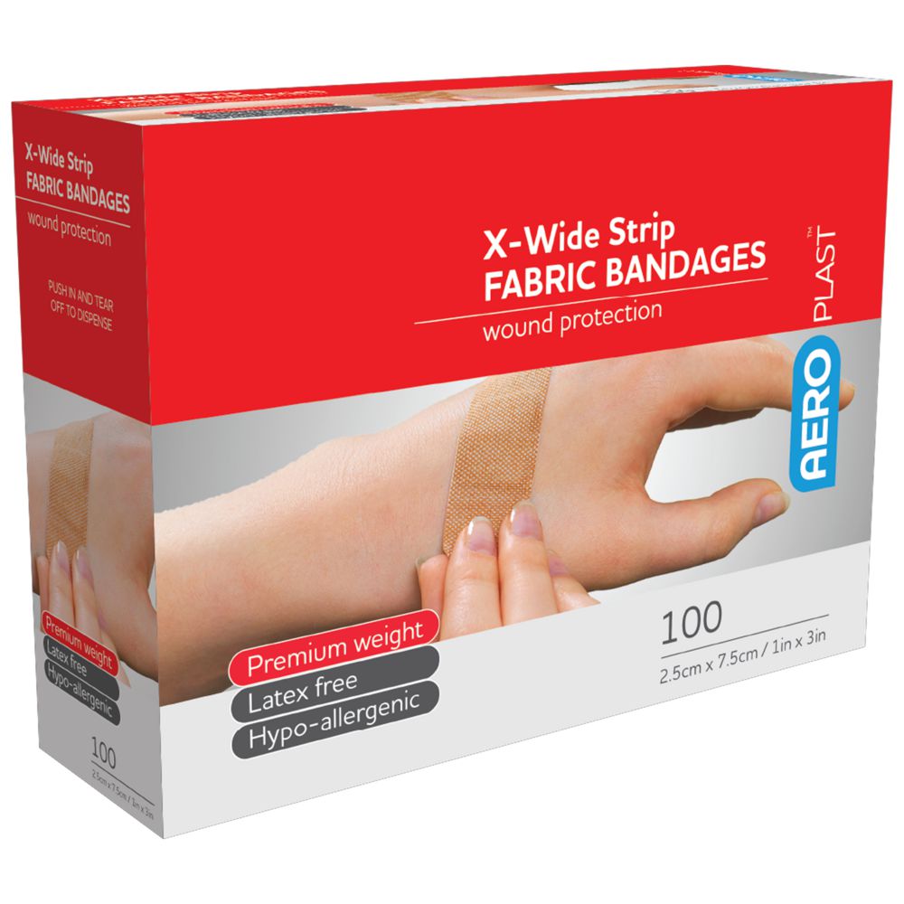 Fabric X - Wide Bandaids assurancefirstaidkits buyonline australia