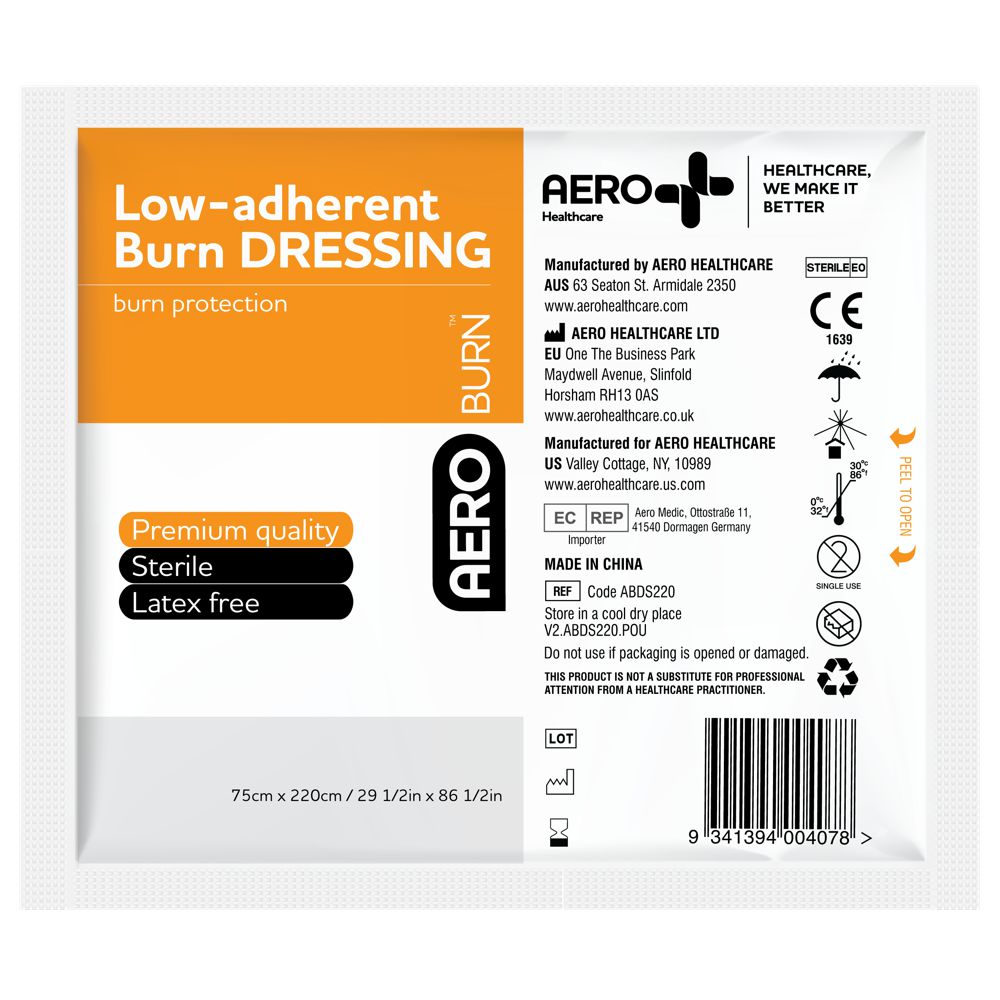 Low - Adherent Burn Dressing assurancefirstaidkits buyonline australia