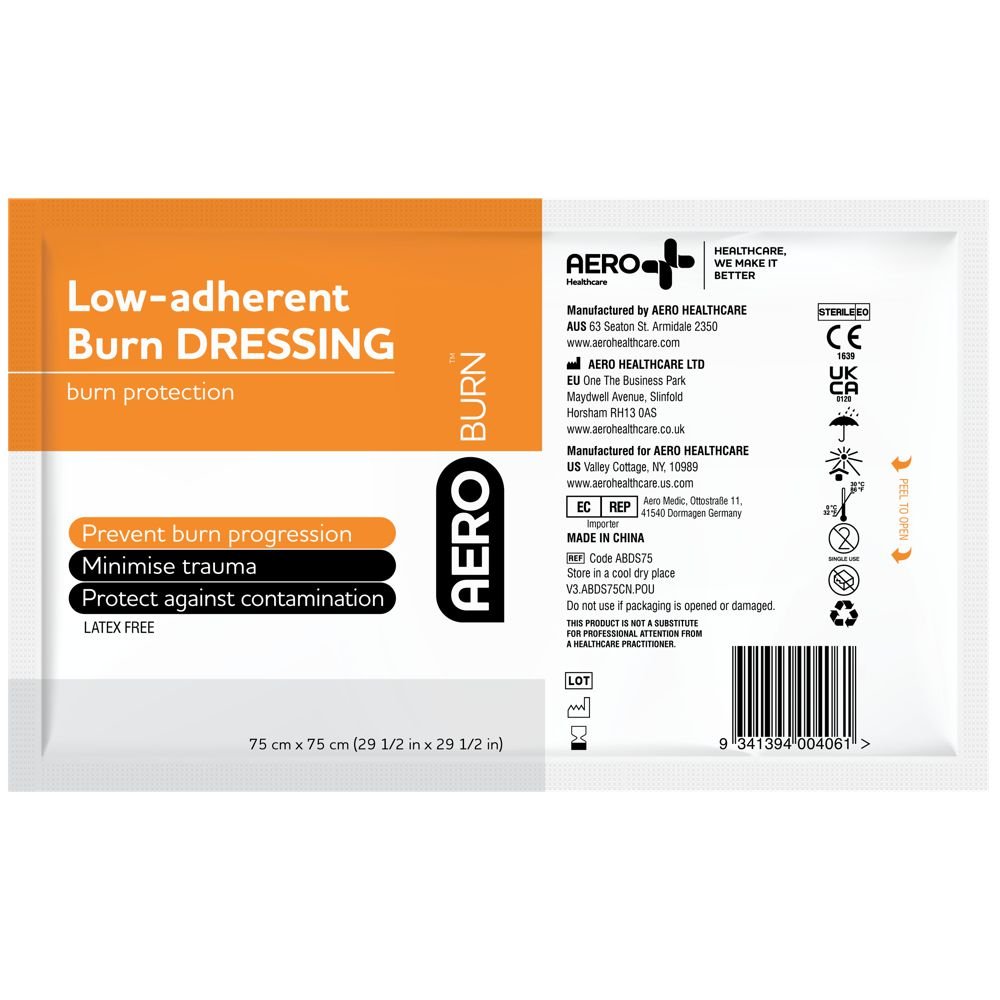 Low - Adherent Burn Dressing 75 x 75cm assurancefirstaidkits buyonline australia