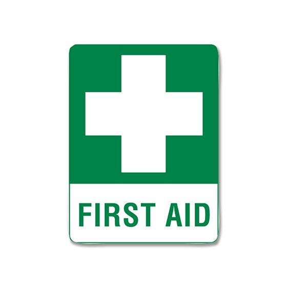 Small Poly First Aid Sign assurancefirstaidkits buyonline australia