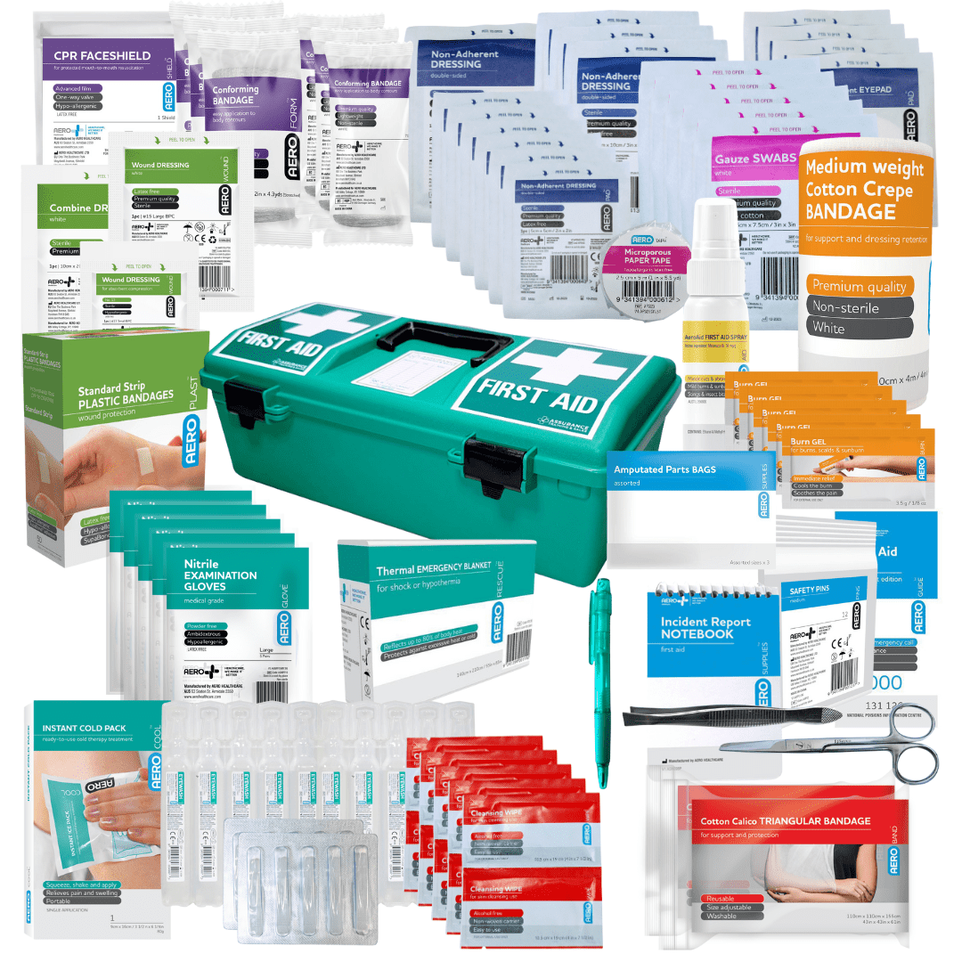 Workplace First Aid Box 10 XLarge assurancefirstaidkits buyonline australia