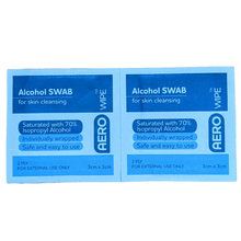 70% Isopropyl Alcohol Swab 3 x 3cm twin pack assurancefirstaidkits buyonline australia