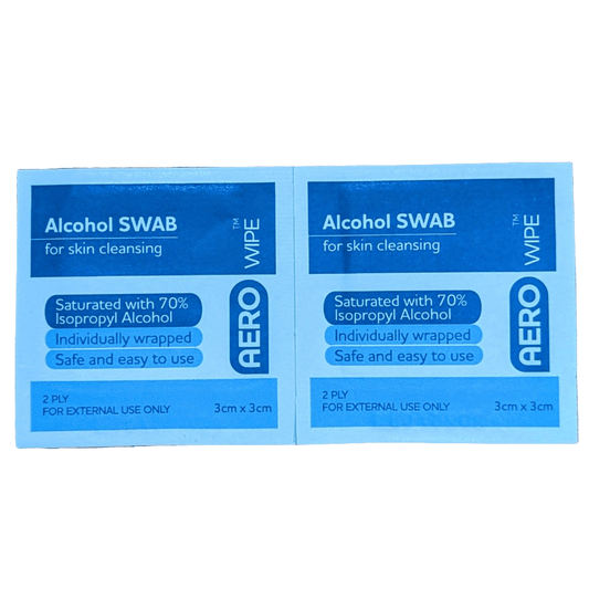 70% Isopropyl Alcohol Swab 3 x 3cm twin pack assurancefirstaidkits buyonline australia