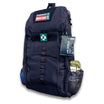 Remote Area Survival First Aid Kit. Black Rugged Tactical Backpack.  Left side external view.Built in Dubbo NSW