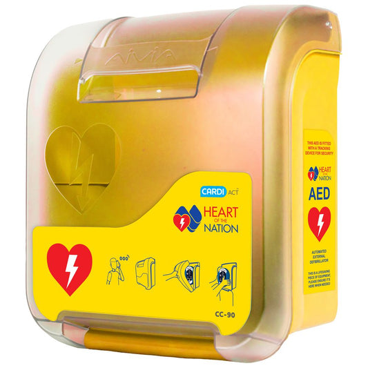 Alarmed AED Cabinet 'Heart of the Nation' assurancefirstaidkits buyonline australia