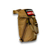 Snake bite kit for australian snake and spider bites from Assurance First Aid Kits. Front right side view of khaki molle bag 