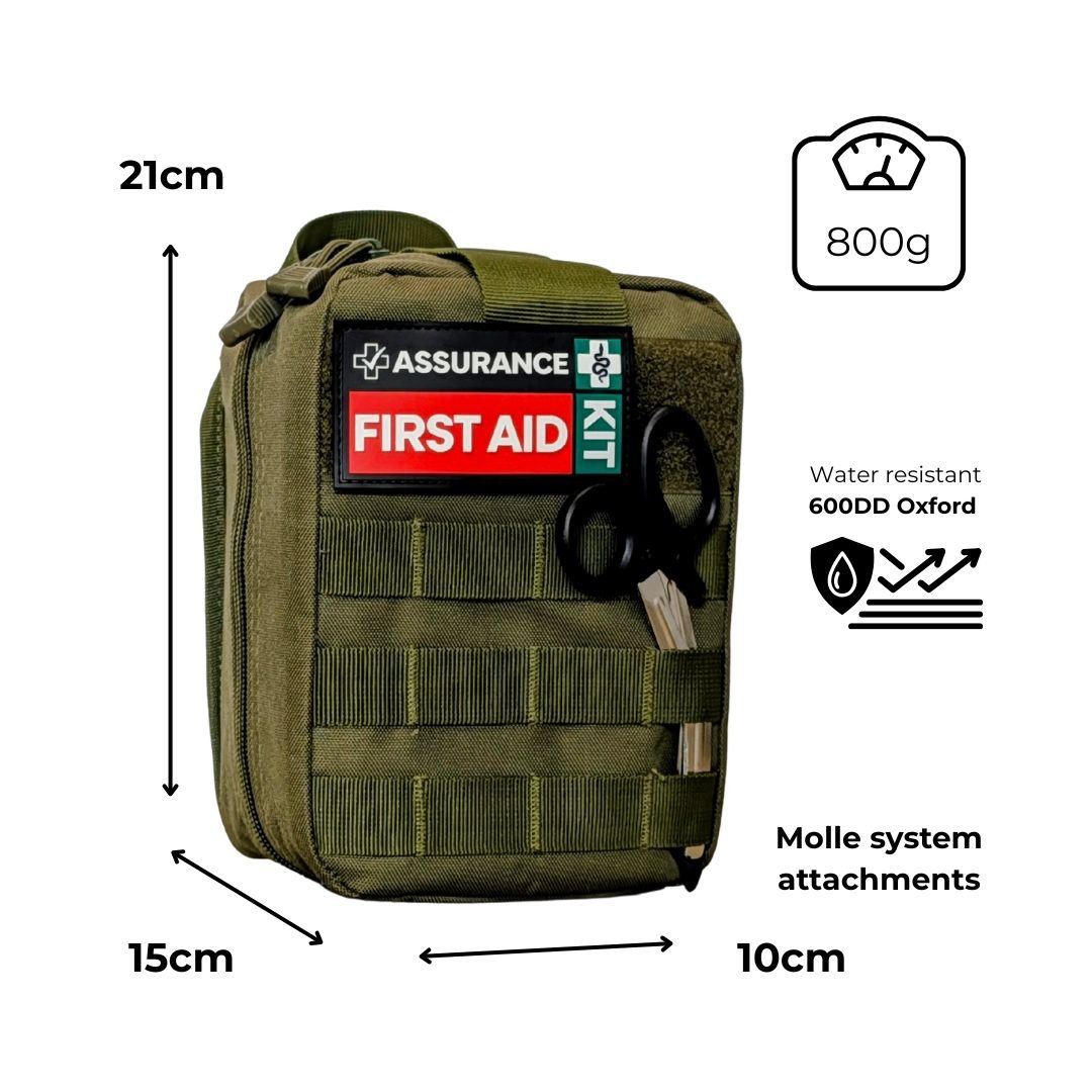 snake bite kit for Australian snake and spider bites. 800g + specs.  Built in NSW by Assurance First Aid Kits