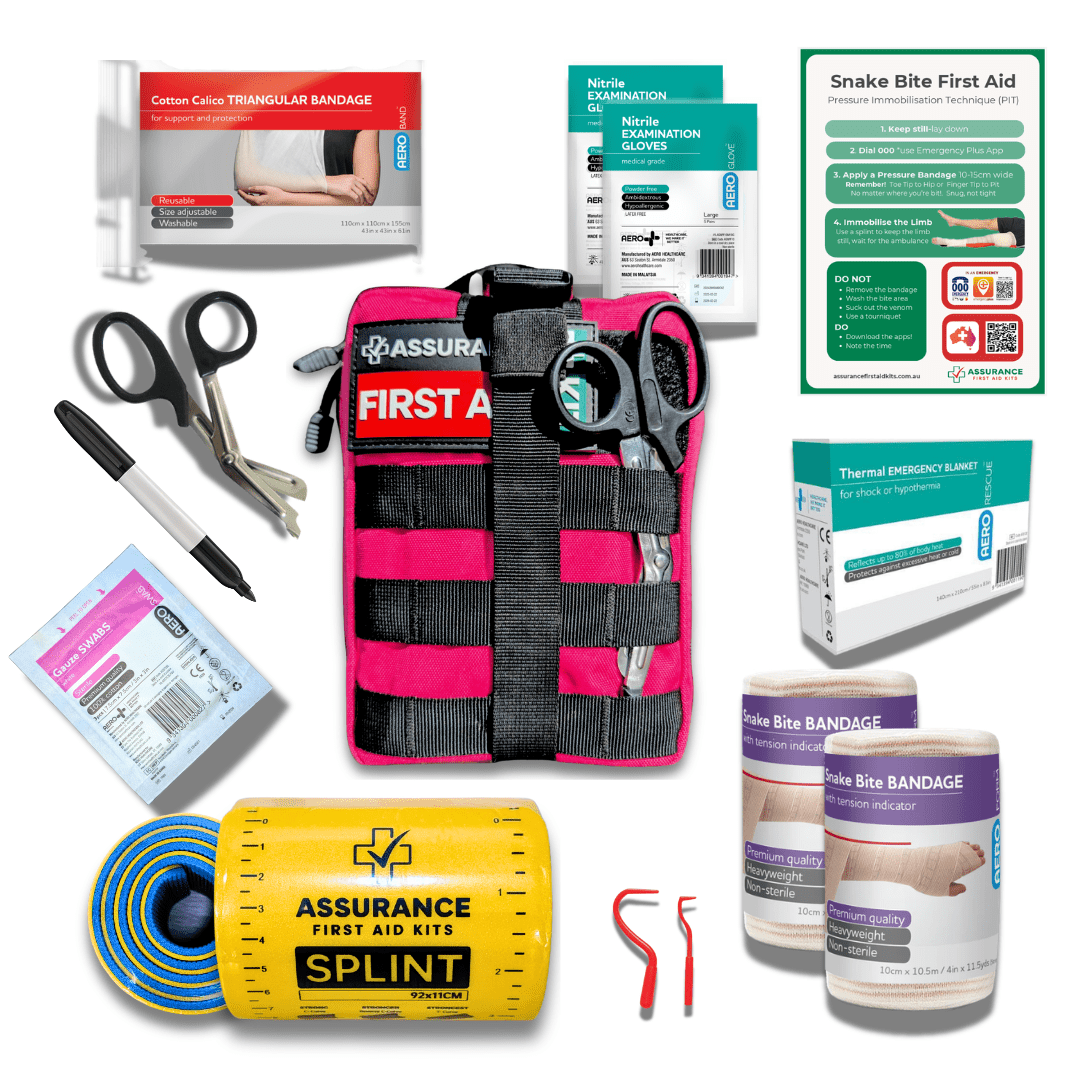 Assurance Snake Bite Plus Pink buy_online  first_aid_kit_built_in_australia