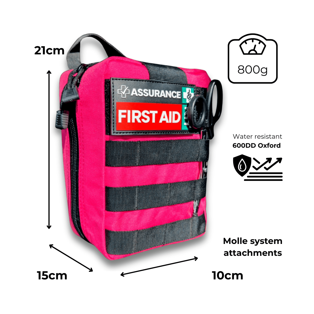 Pink snake bite kit for Australian snake and spider bites 800g  Built in NSW by Assurance First Aid Kits