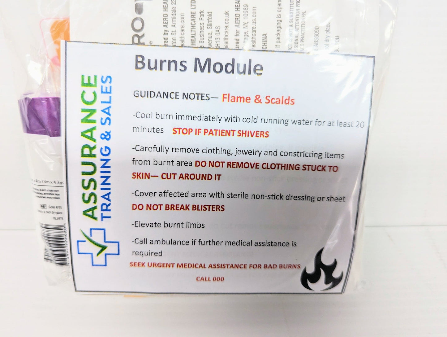 ATS Burns Module assurancefirstaidkits buyonline australia