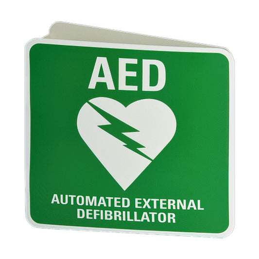 Defibrillator Pop Out Wall Sign assurancefirstaidkits buyonline australia