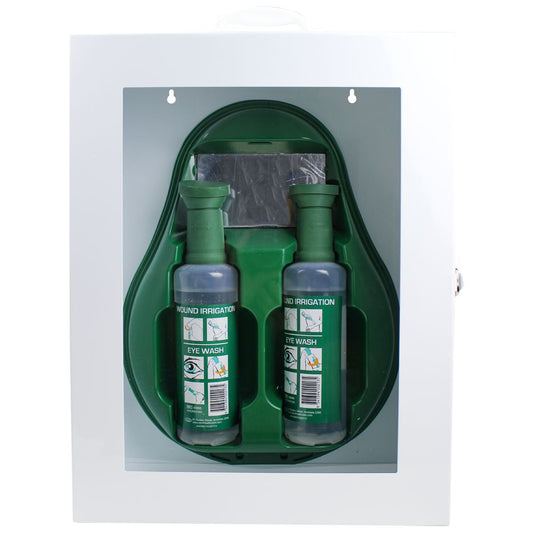 Eyewash Station in Metal Cabinet assurancefirstaidkits buyonline australia