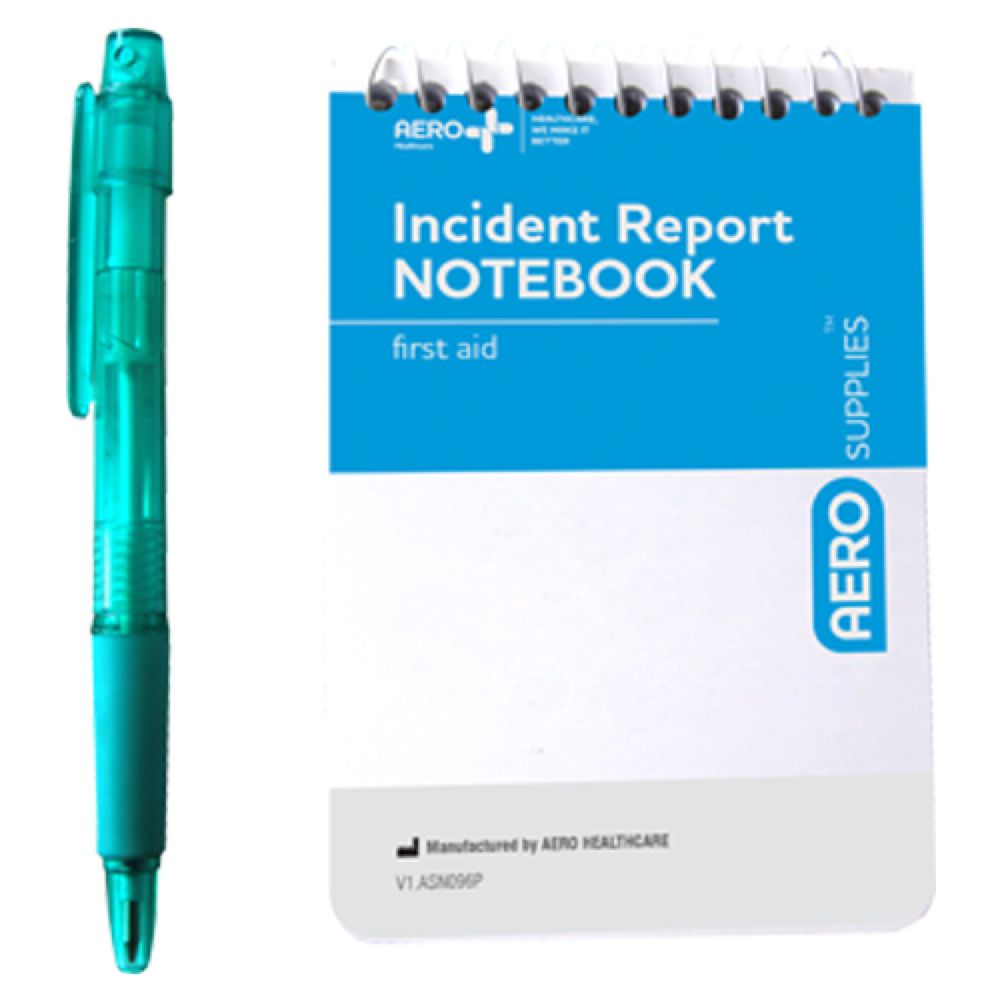 First Aid Notebook with Pen assurancefirstaidkits buyonline australia