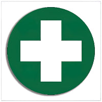 Hard Hat First Aid Cross Sticker 5 x 5cm Sheet of 5 – Assurance First ...