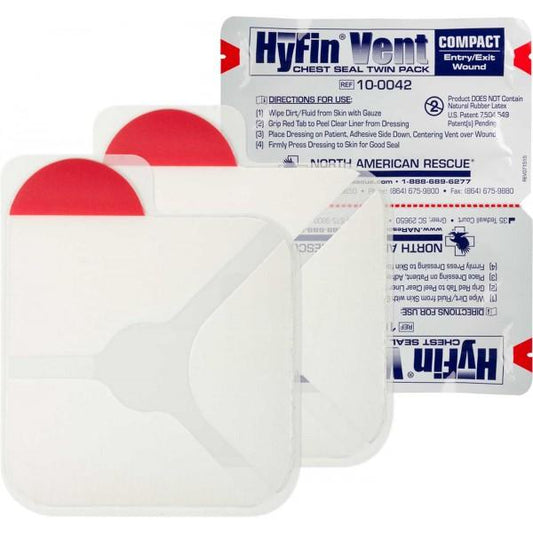 Hyfin Vent Compact Chest Seal Twin Pack assurancefirstaidkits buyonline australia