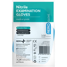 Large nitrile powder - free gloves assurancefirstaidkits buyonline australia