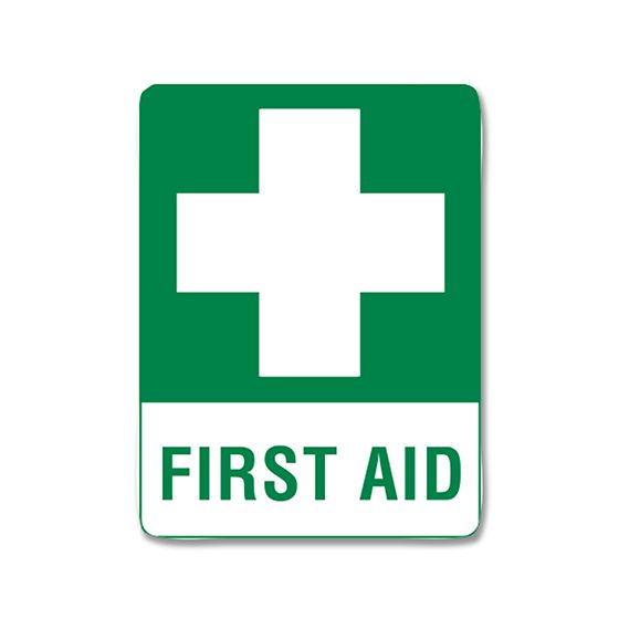 Large Poly First Aid Sign assurancefirstaidkits buyonline australia