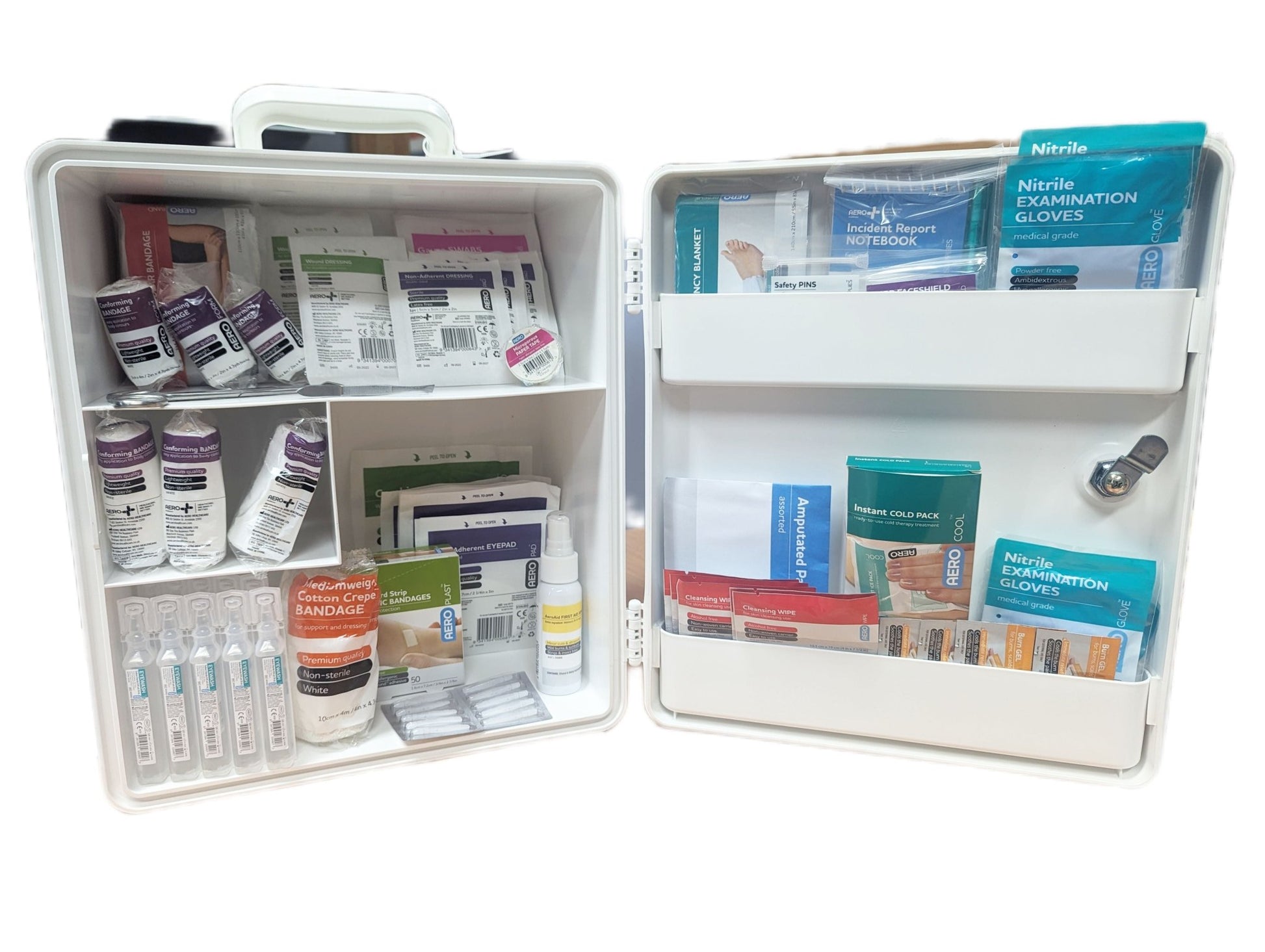 Large Wall Mounted First Aid Cabinet assurancefirstaidkits buyonline australia