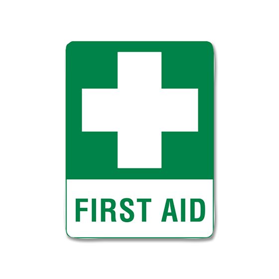 Medium Poly First Aid Sign assurancefirstaidkits buyonline australia