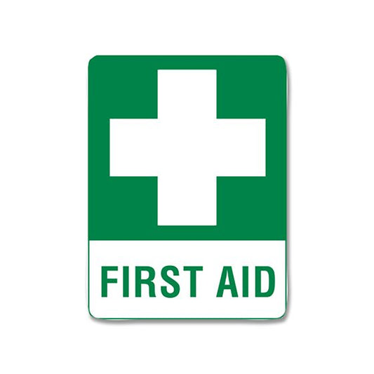 Medium Poly First Aid Sign assurancefirstaidkits buyonline australia
