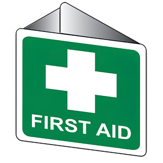 Off - Wall Poly First Aid Sign assurancefirstaidkits buyonline australia
