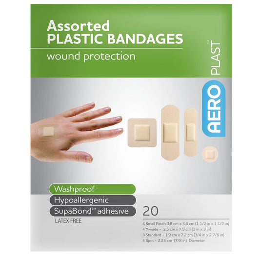 Plastic Assorted Bandaids assurancefirstaidkits buyonline australia