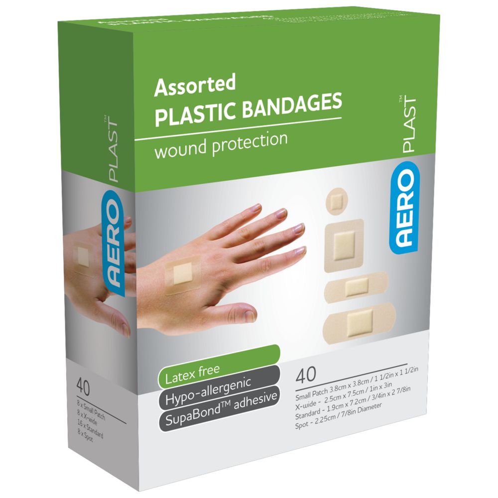 Plastic Assorted Bandaids assurancefirstaidkits buyonline australia