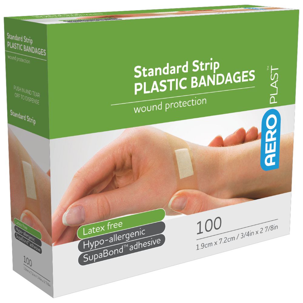 Plastic Standard Strip 7.2 x 1.9cm assurancefirstaidkits buyonline australia