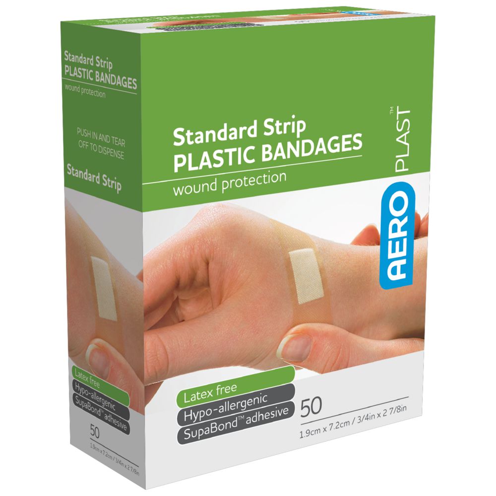 Plastic Standard Strip 7.2 x 1.9cm assurancefirstaidkits buyonline australia
