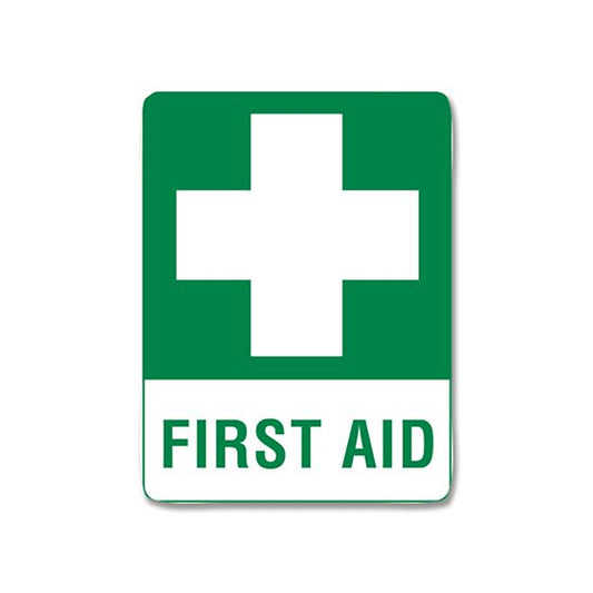 Small Poly First Aid Sign assurancefirstaidkits buyonline australia