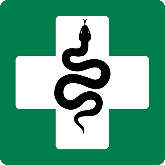 Snake Bite First Aid Velcro Patch Green and White assurancefirstaidkits buyonline australia