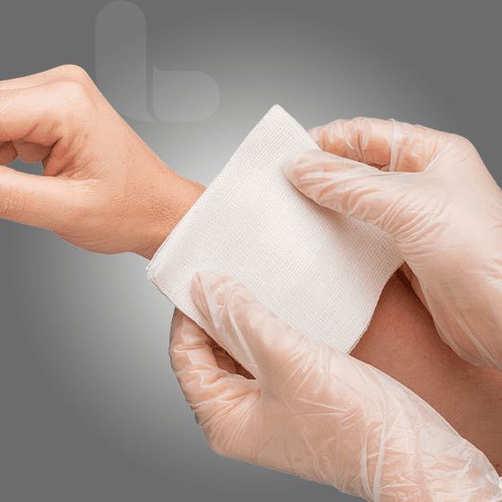 Sterile White Gauze Swab 7.5 x 7.5cm (3pcs) assurancefirstaidkits buyonline australia