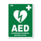 AED Sticker 10 x 15cm | Weather Resistant