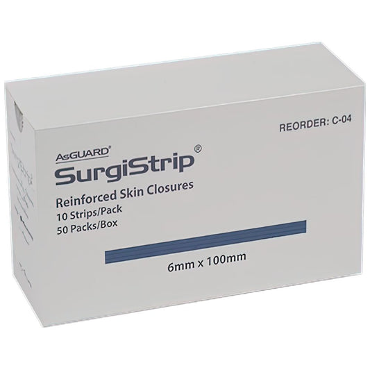Wound Closure Strips 6 x 100mm *1 card (10 strips/card) assurancefirstaidkits buyonline australia